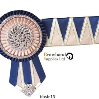 browbands with rose gold