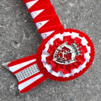 b24420 red white browband